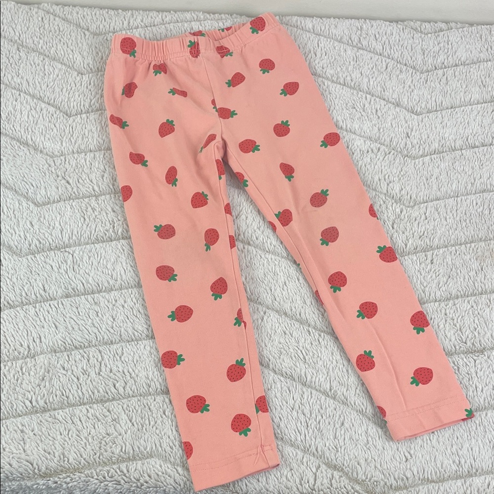 Hanna Andersson Strawberry Print Leggings